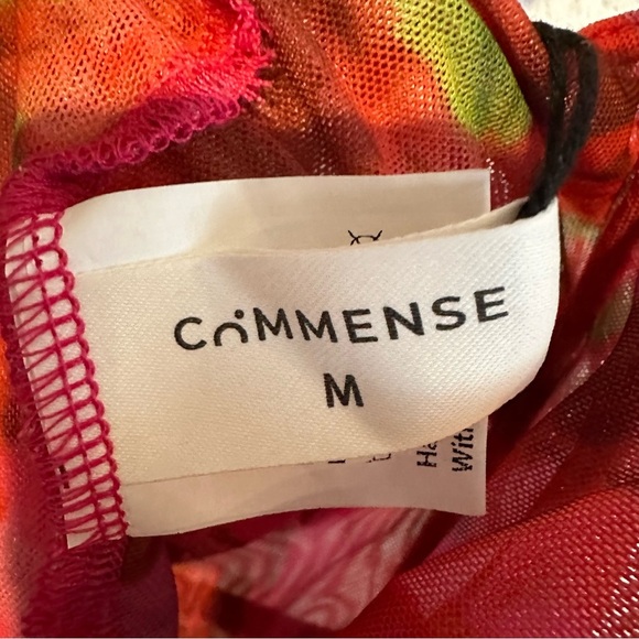 Floral Mesh Corset Pink & Red Crop Top (Similar to Blogger Fav from Zara) - Picture 4 of 6